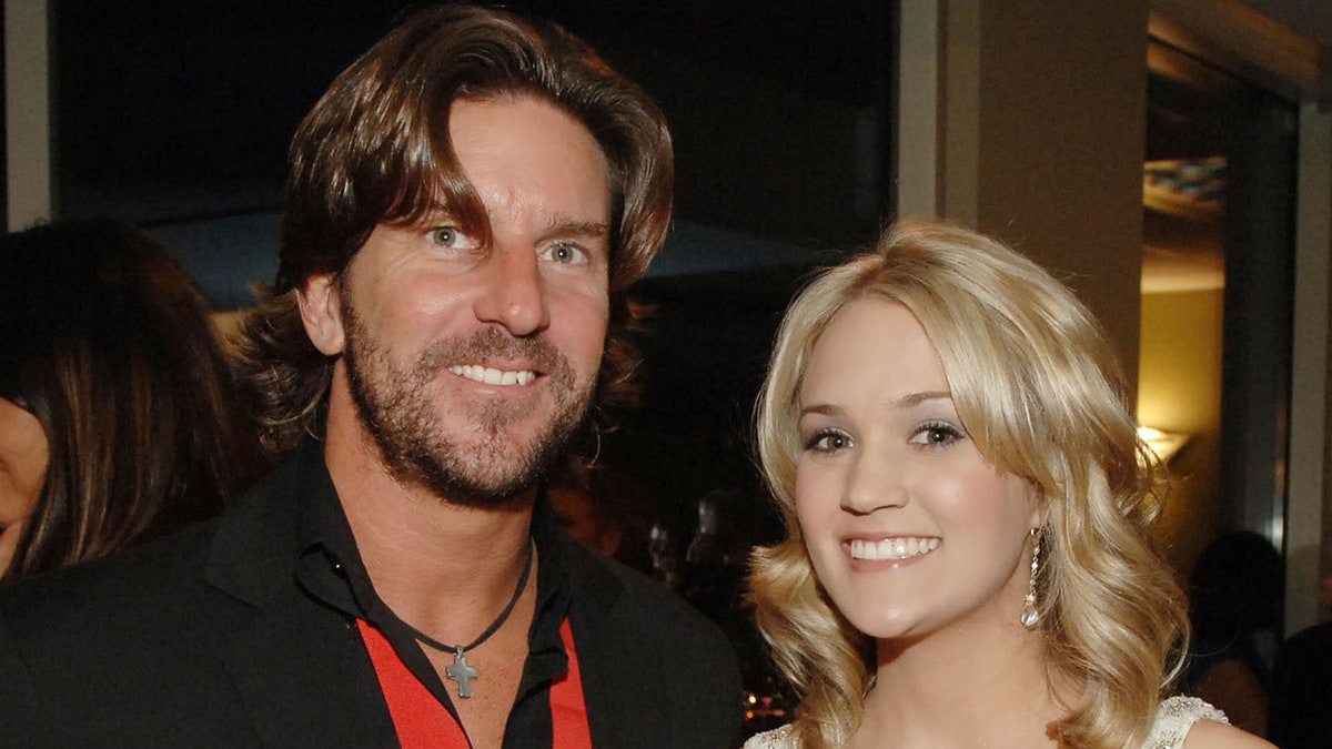 Brett James and Carrie Underwood at 43rd Annual ASCAP Country Music Awards.
