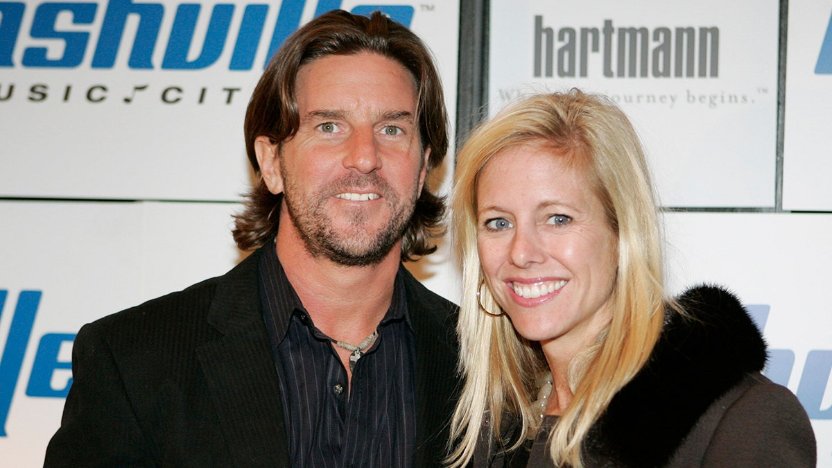 Brett James and wife Sandy at a pre-CMA Awards event in Nashville, 2006