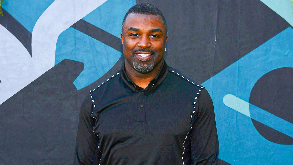 Brian Westbrook smiles