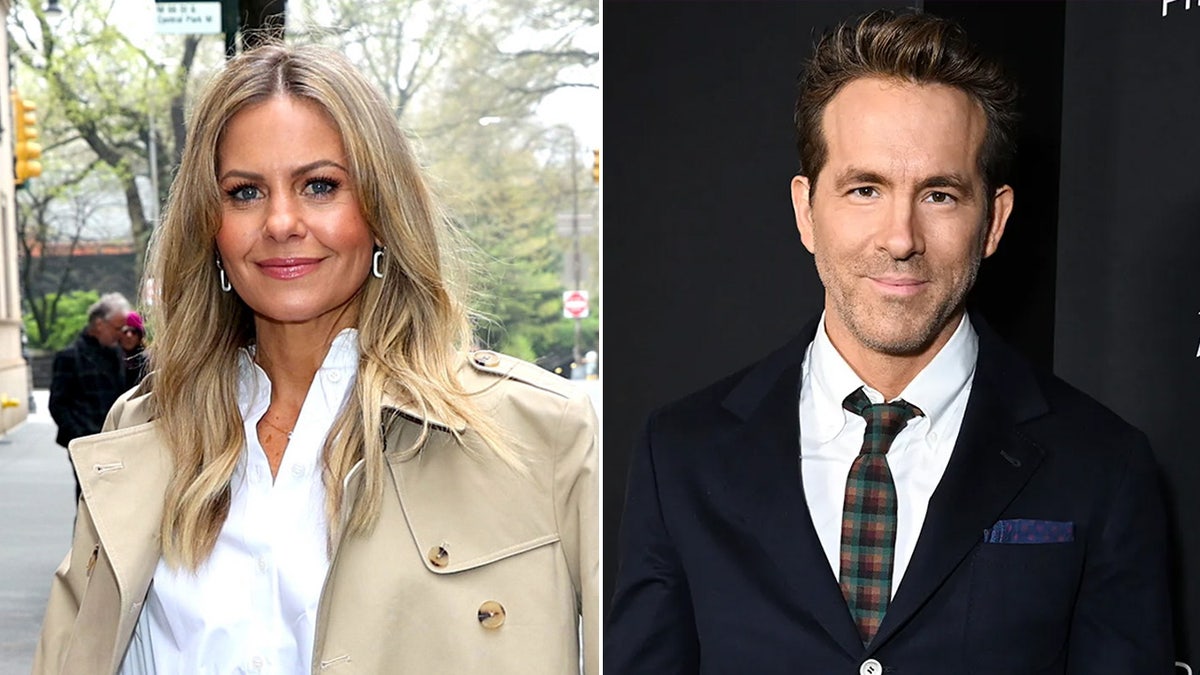 Candace Cameron Bure, Ryan Reynolds Split Images