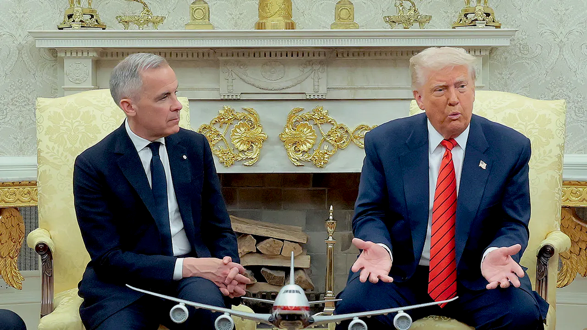 Carney and Trump in Oval Office
