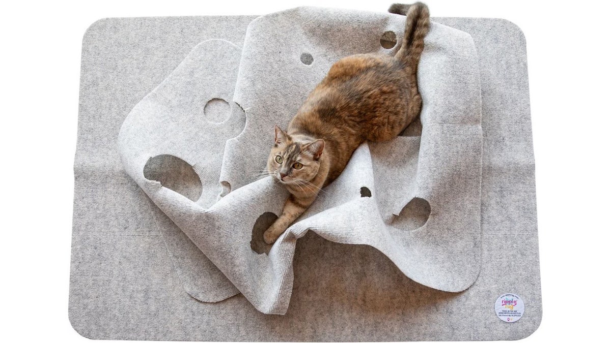 Let your cat scratch this play mat instead of your furniture.