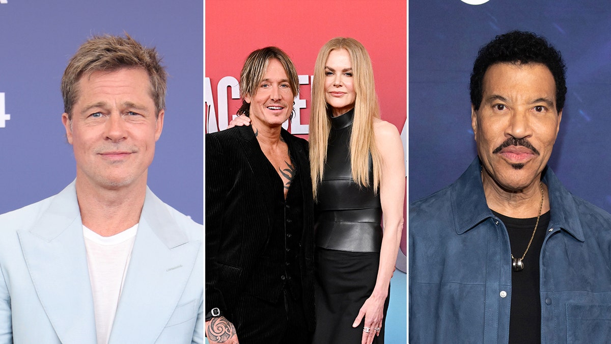 Brad Pitt,Nicole Kidman,Keith Urban,Lionel Richie