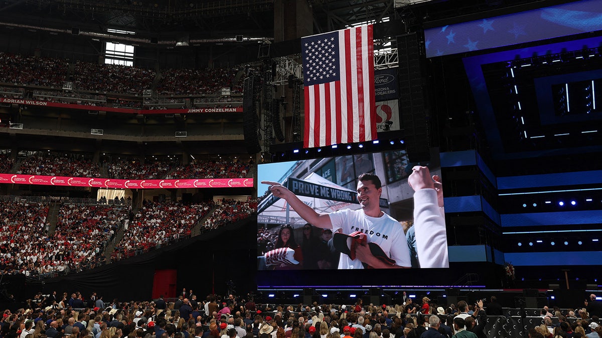 Charlie Kirk memorial service
