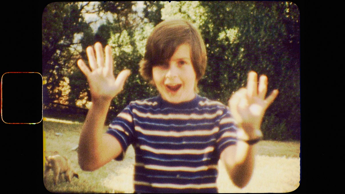 A childhood photo of Charlie Sheen.