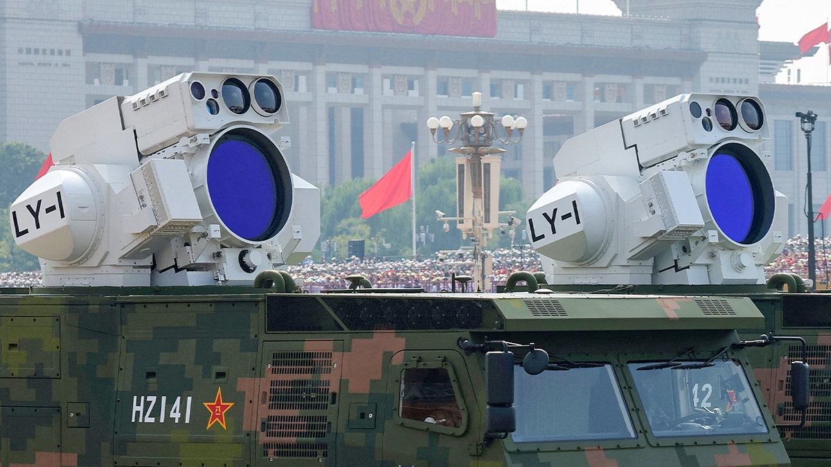 Laser weapons in China on display