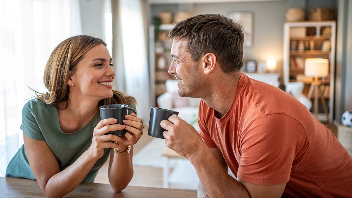 couple drinks coffee