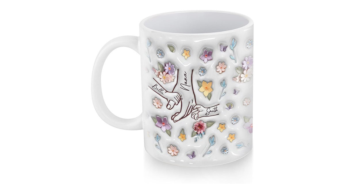 Personalize this coffee mug with the names of their children or grandchildren.