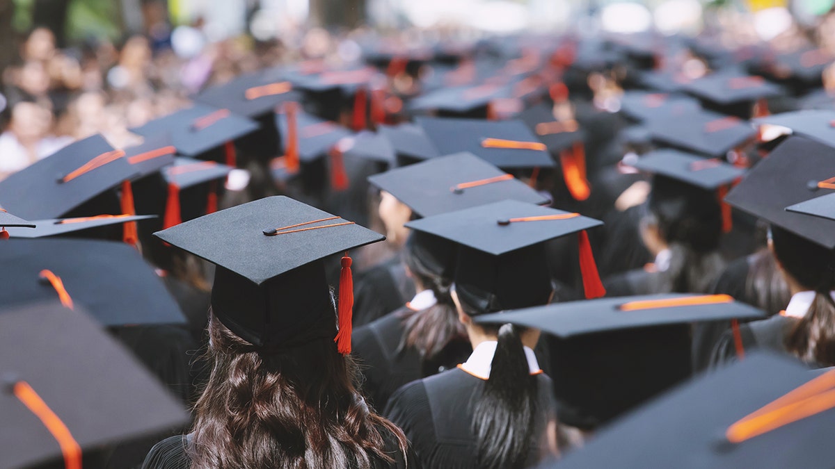 People graduate from college
