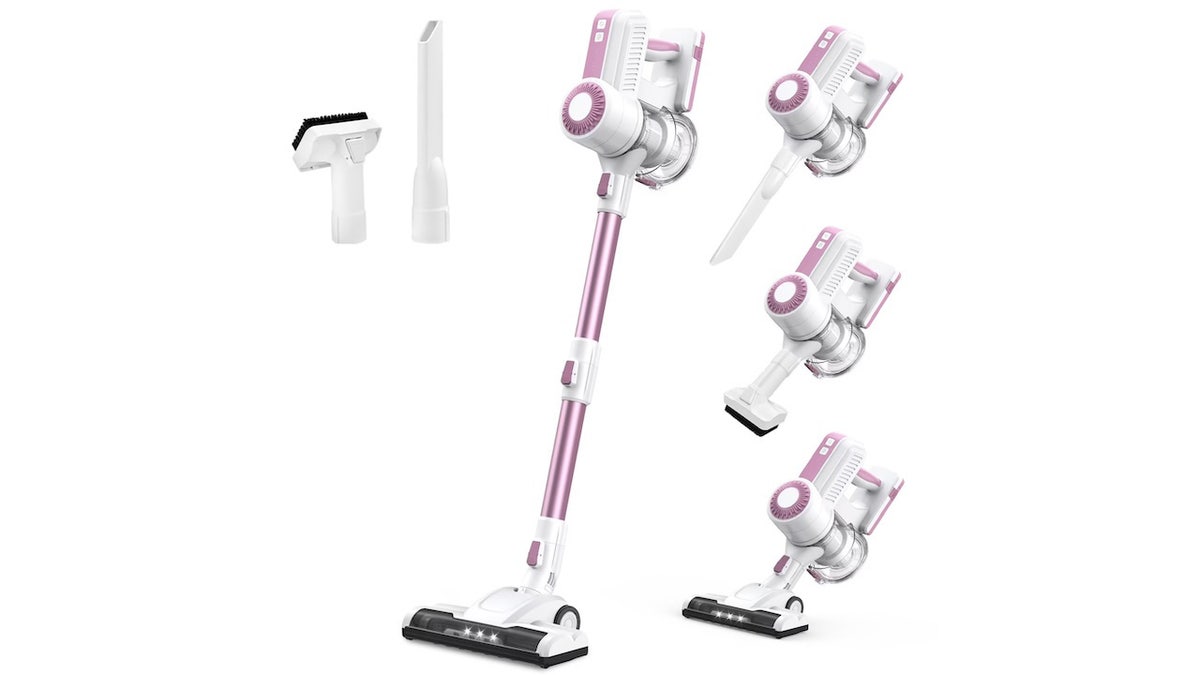 A lightweight vacuum makes cleaning easier.?