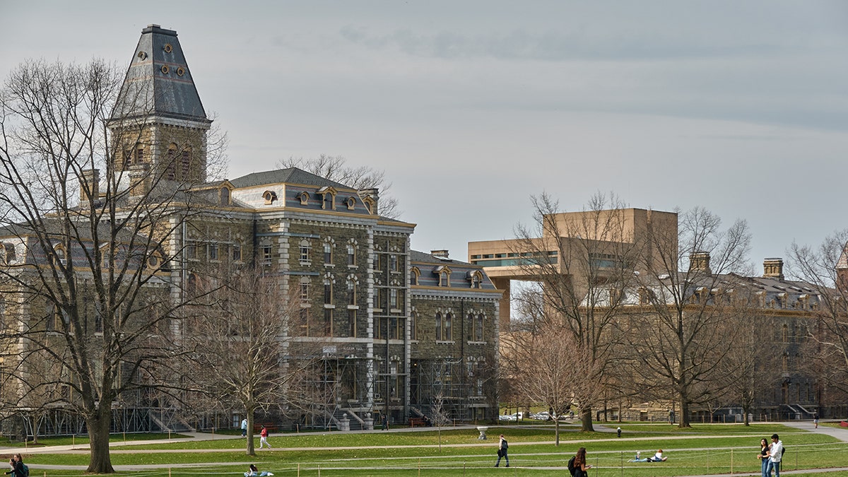 Cornell University Arts Quad and McGraw Hall amid diversity and inclusion controversy over MBA recruiting events