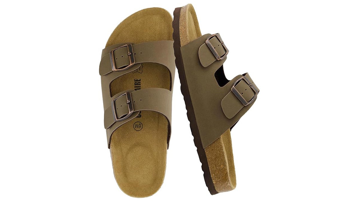 Spend less for Birkenstock-like sandals. 