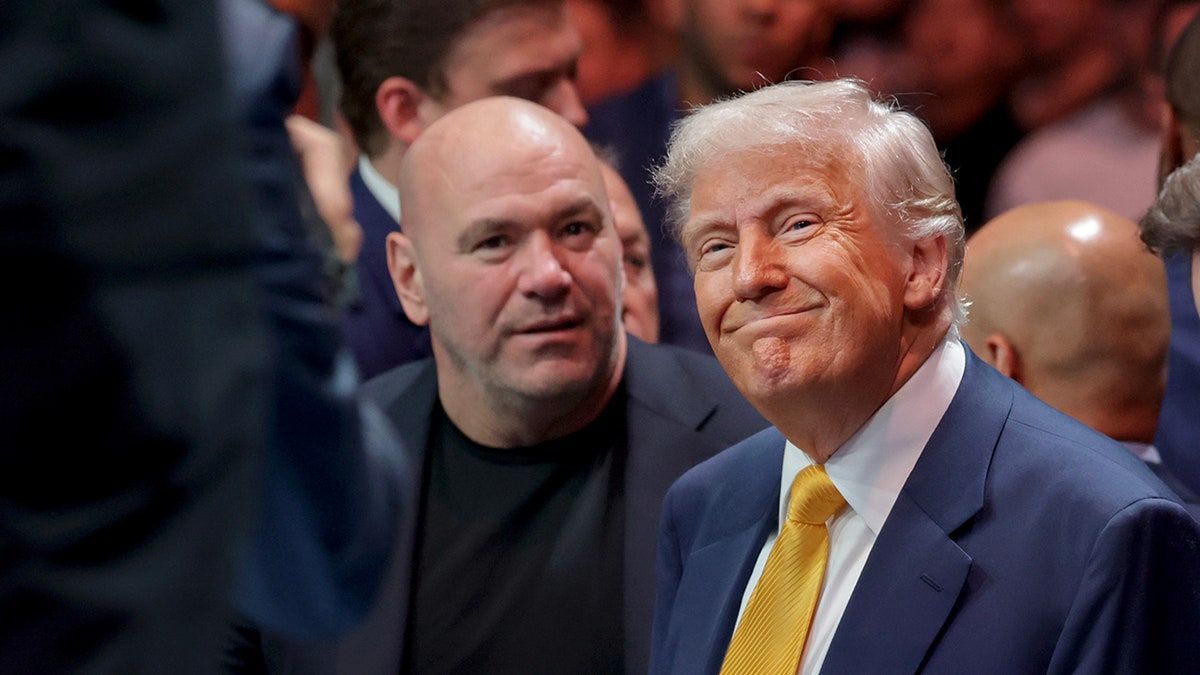 Dana White and President Trump