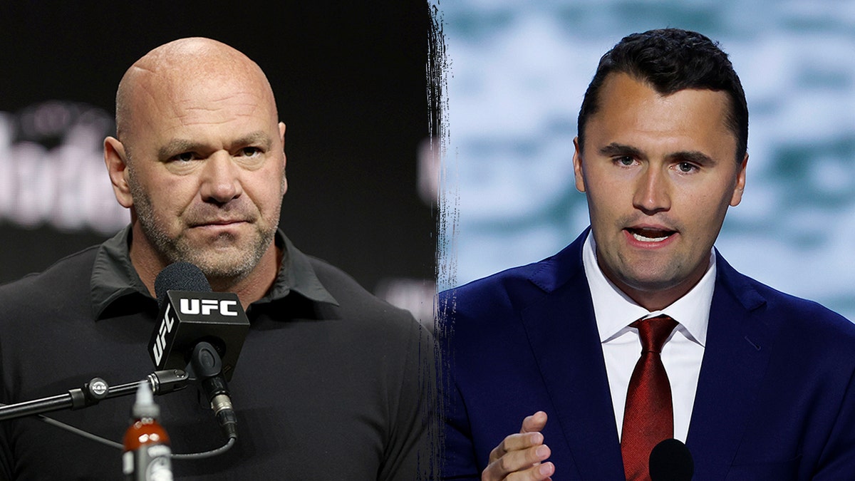 Dana White and Charlie Kirk