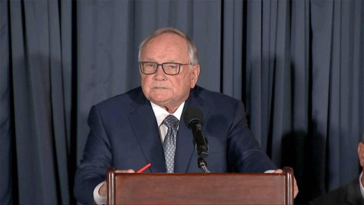 Attorney Robert Clifford speaks at the news conference Wednesday
