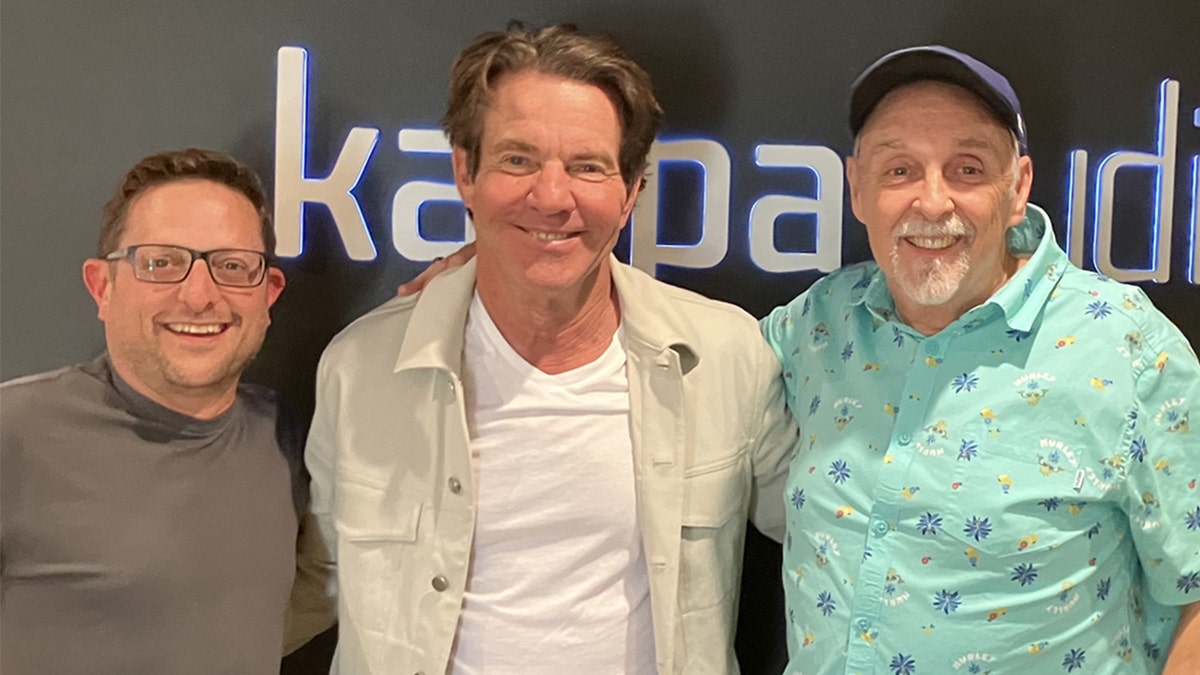 Brad Silverman, Dennis Quaid, Paul Long photographed together