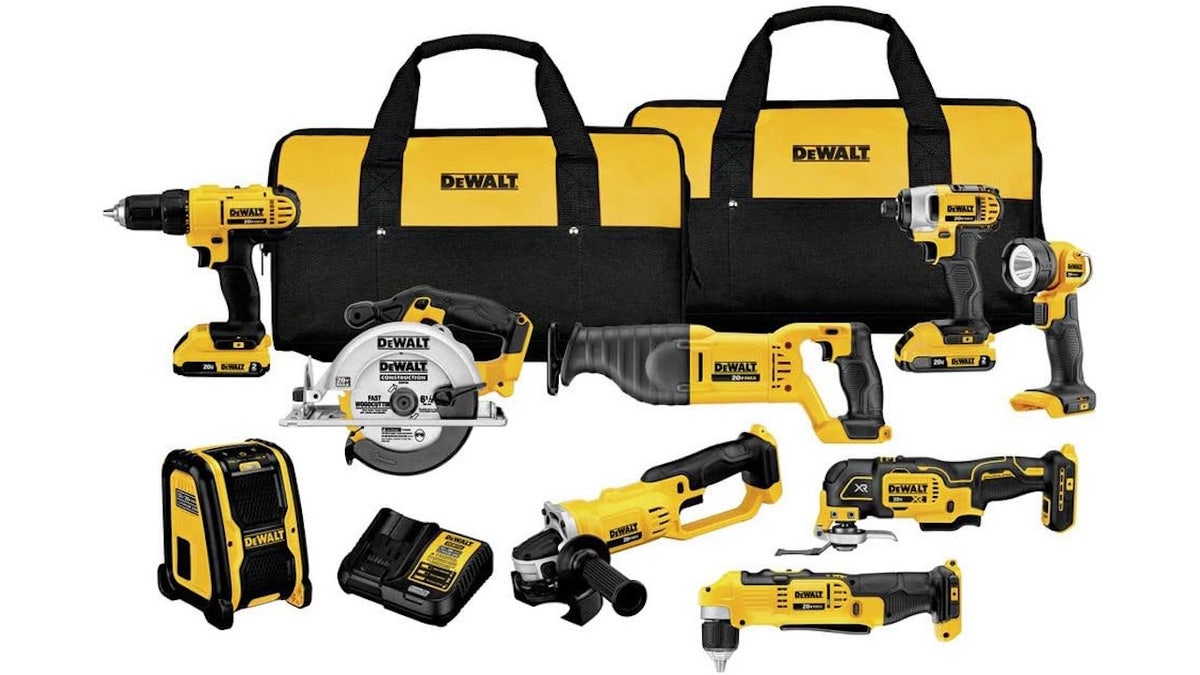 Get nine power tools, including drills, saws and more. 