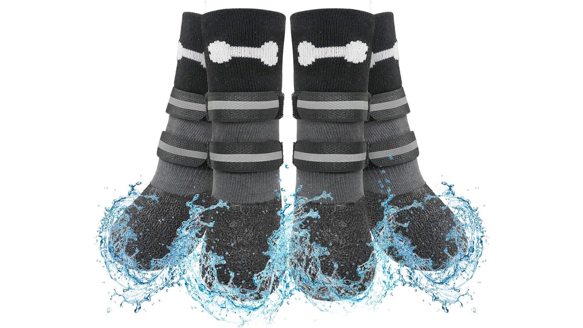 Keep your pet's paws protected from hot pavement or rough ground with these boots.