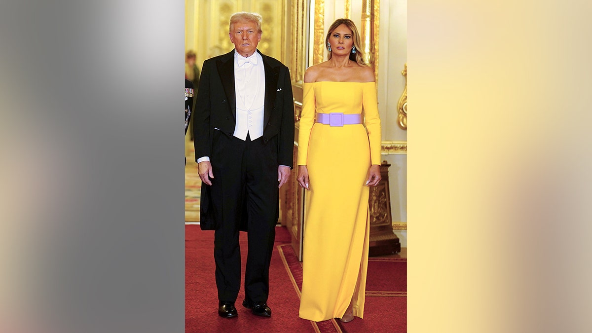 President Trump and Melania at the State Banquet in September 16.