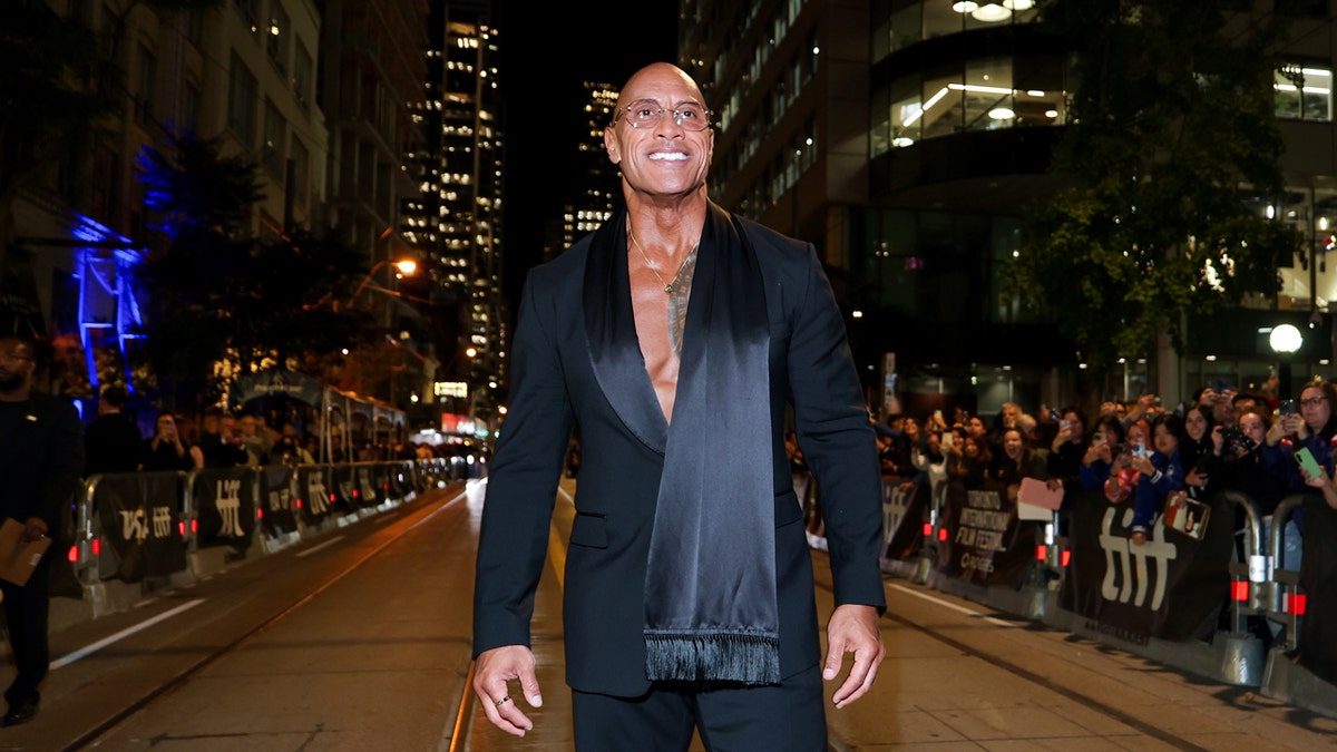 Dwayne The Rock Johnson at the Toronto Film Festival