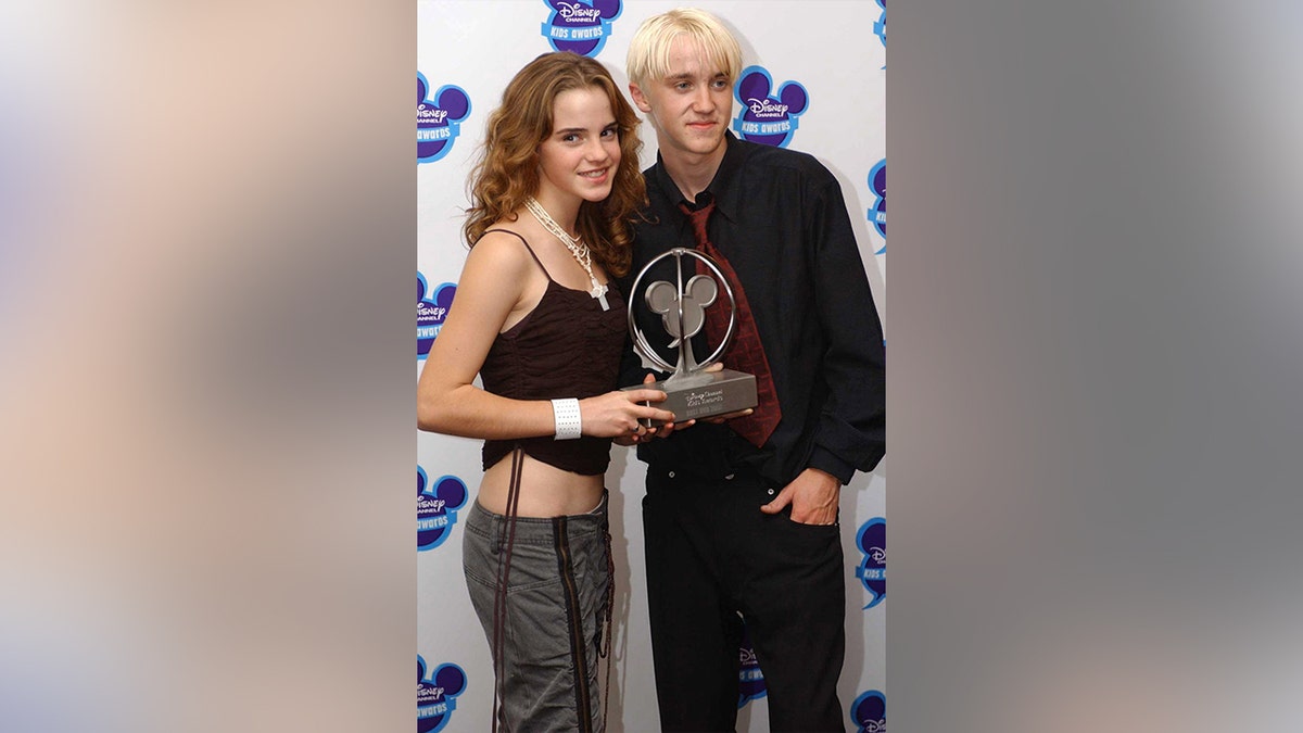 Emma Watson and Tom Felton at the Kids Choice Awards in London.