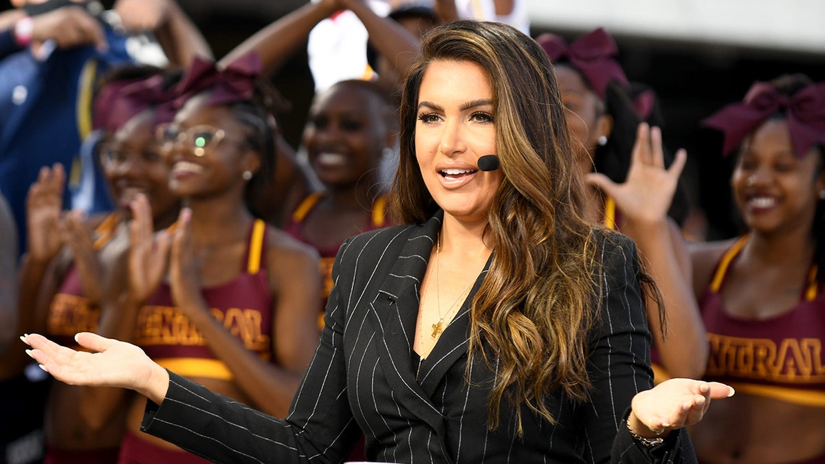Molly Qerim on set