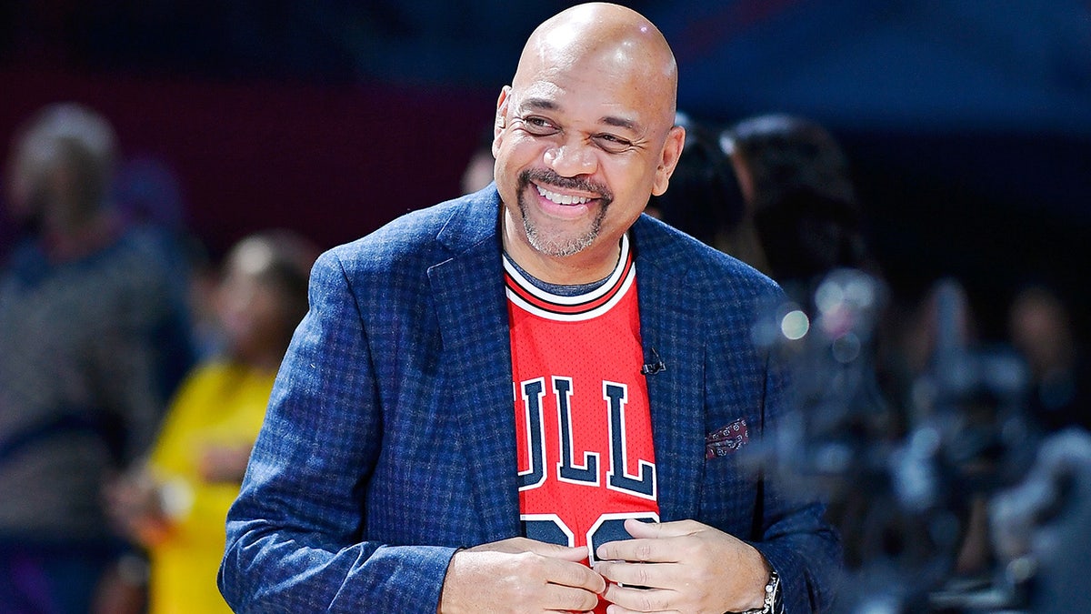 Michael Wilbon smiles