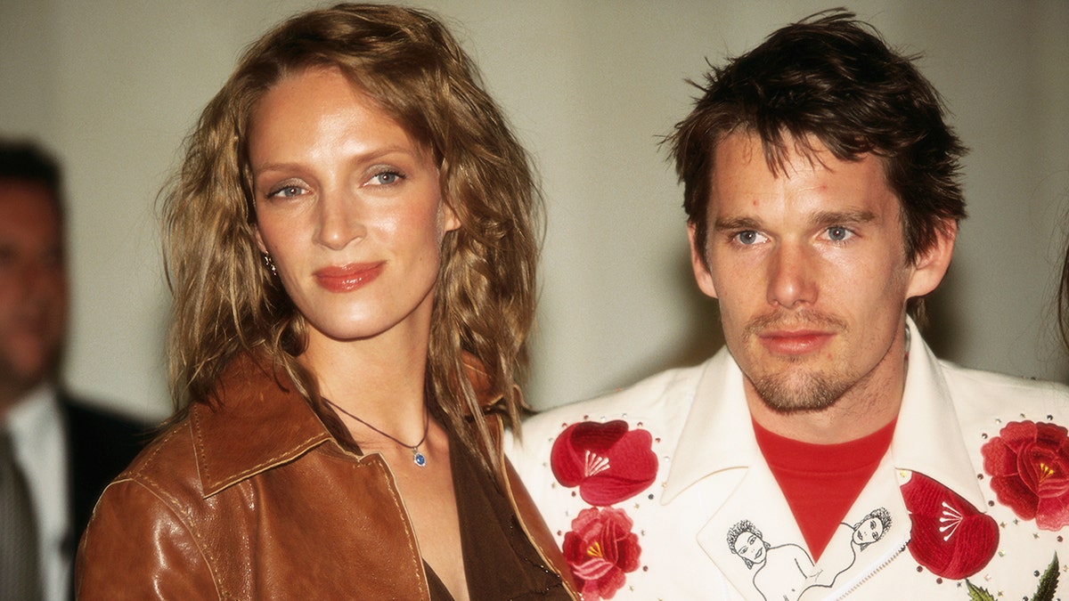 Uma Thurman and Ethan Hawke 2001