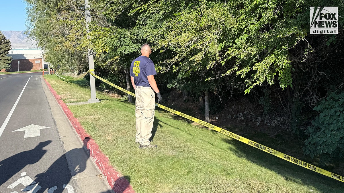 FBI searching for evidence in connection to the murder of Charlie Kirk.