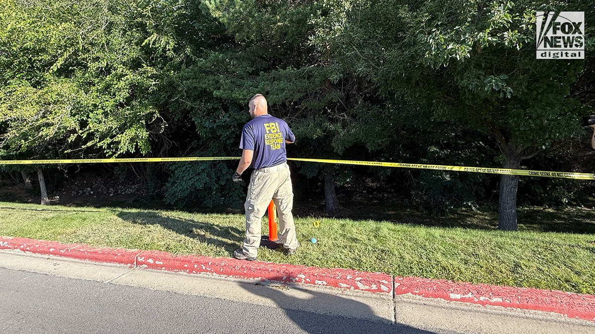 FBI searching for evidence in connection to the murder of Charlie Kirk.