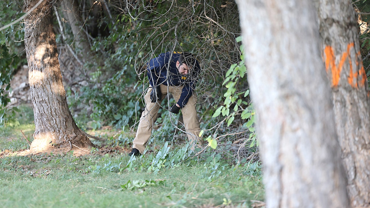 FBI searching for evidence in connection to the murder of Charlie Kirk.