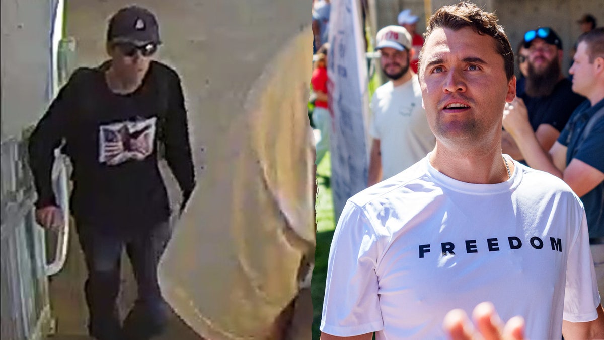 Photos posted by the FBI in Charlie Kirk Shooting Investigation