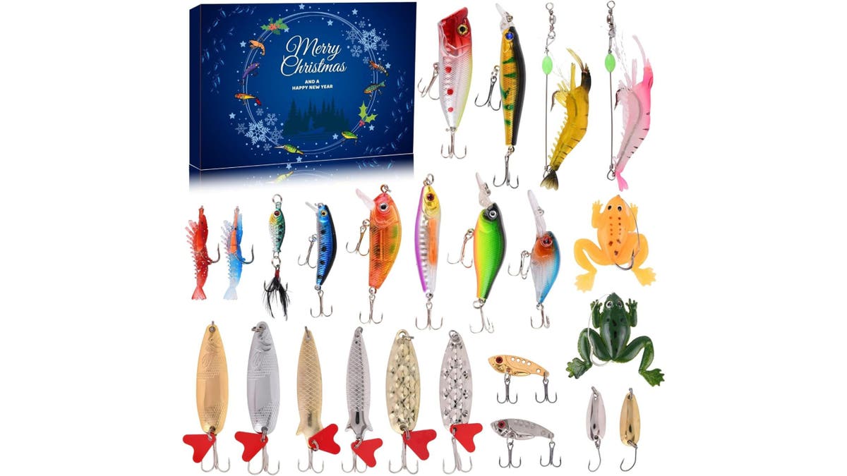 Count down to Christmas with a premium set of fishing lures built for every adventure.