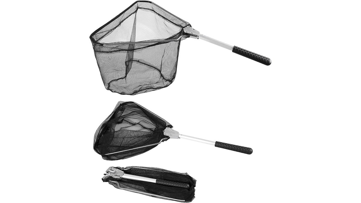 Grab your fish faster when you use a telescoping net. 