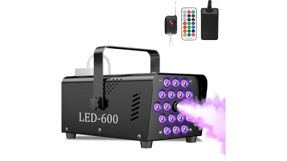 Add a fog machine to your Halloween display.