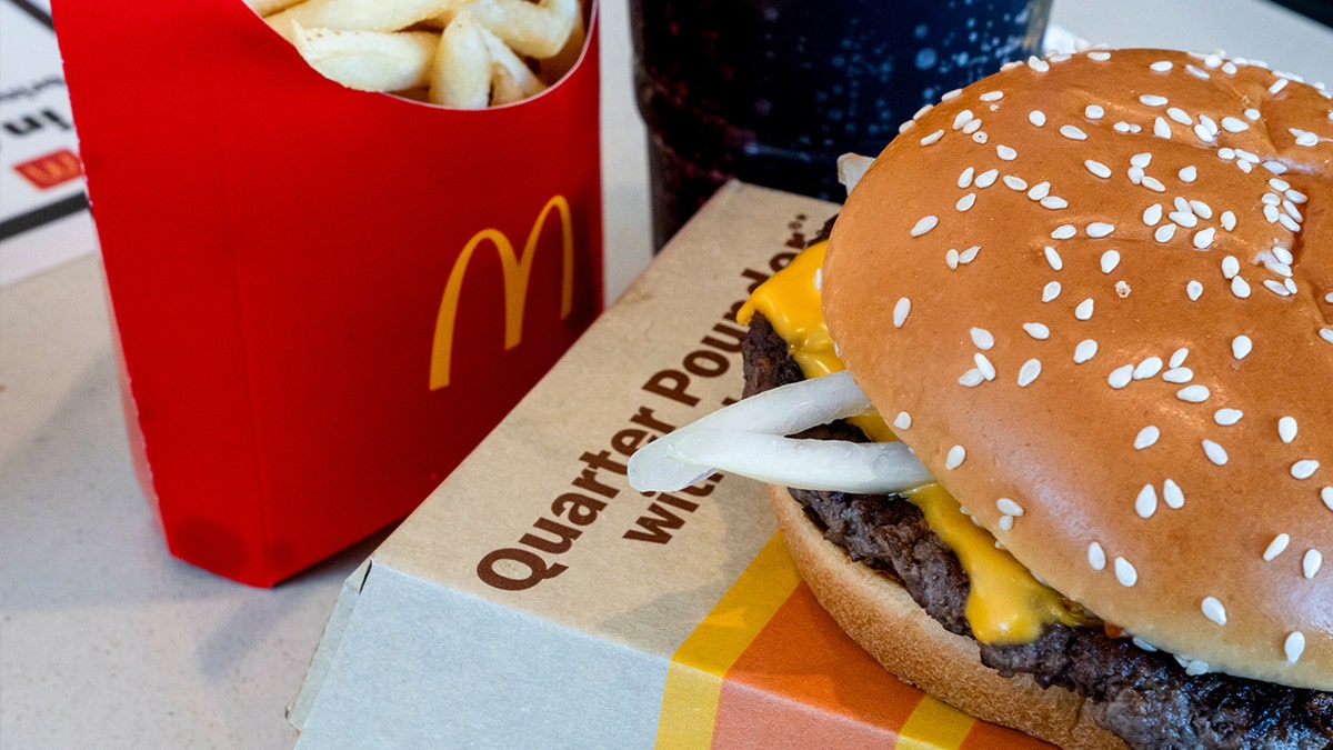 McDonald's quarter pounder with cheese