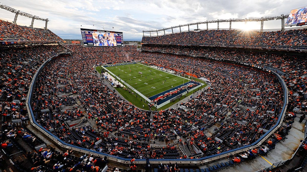 General view of Empower Field at Mile High