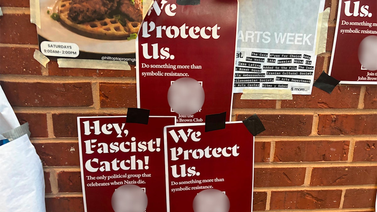 'Hey fascist!' flyers were found on Georgetown's campus