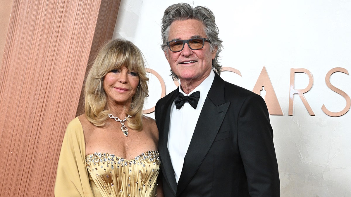 Goldie Hawn and Kurt Russell at the Academy Awards in March 2025