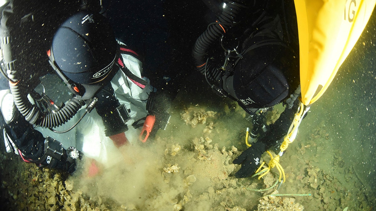 Divers searching at site of Britannic