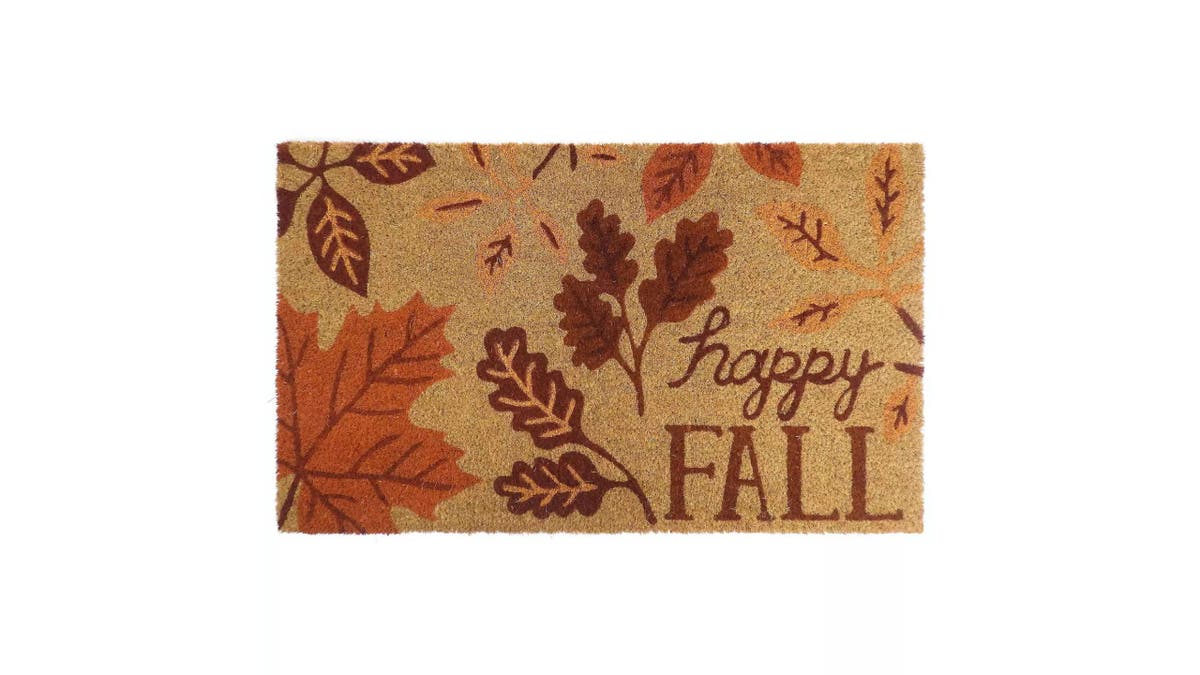 Invite the new season with an outdoor rug.