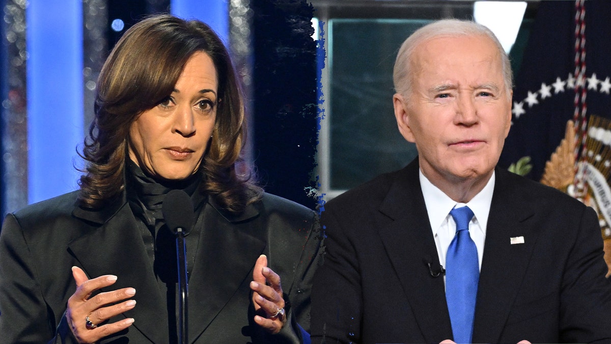 Former Vice President Kamala Harris and former President Joe Biden
