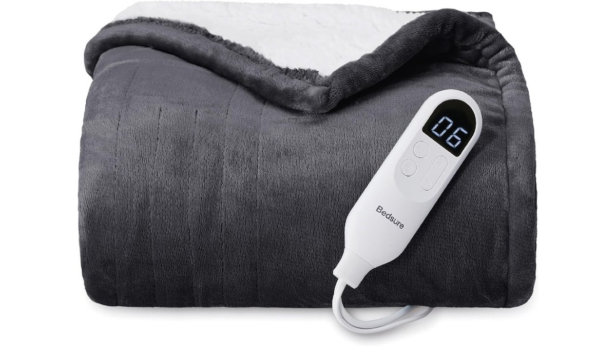 Keep your heat off a little while longer with a new heated blanket. 