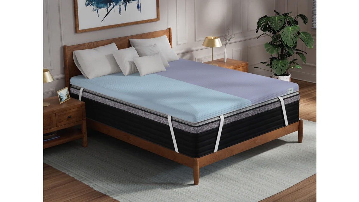 This dual comfort mattress topper offers comfort for both soft and firm sleepers.