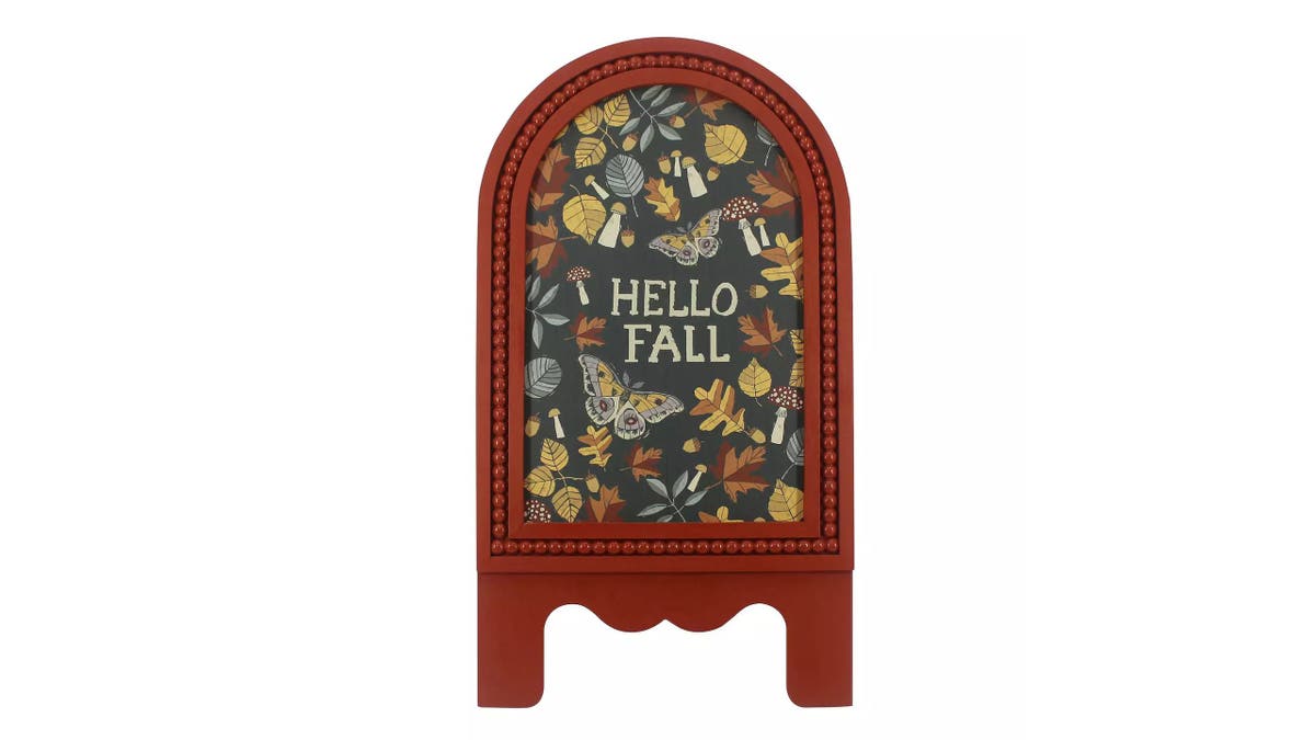 Greet guests with an outdoor sign.