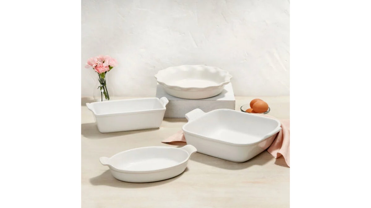 The group consists of four baked pieces.