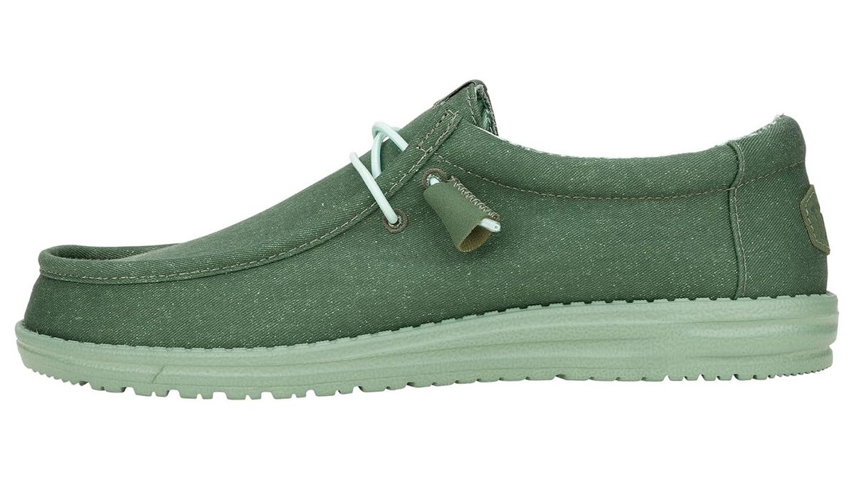 Easily slip on these stylish, supportive shoes. 