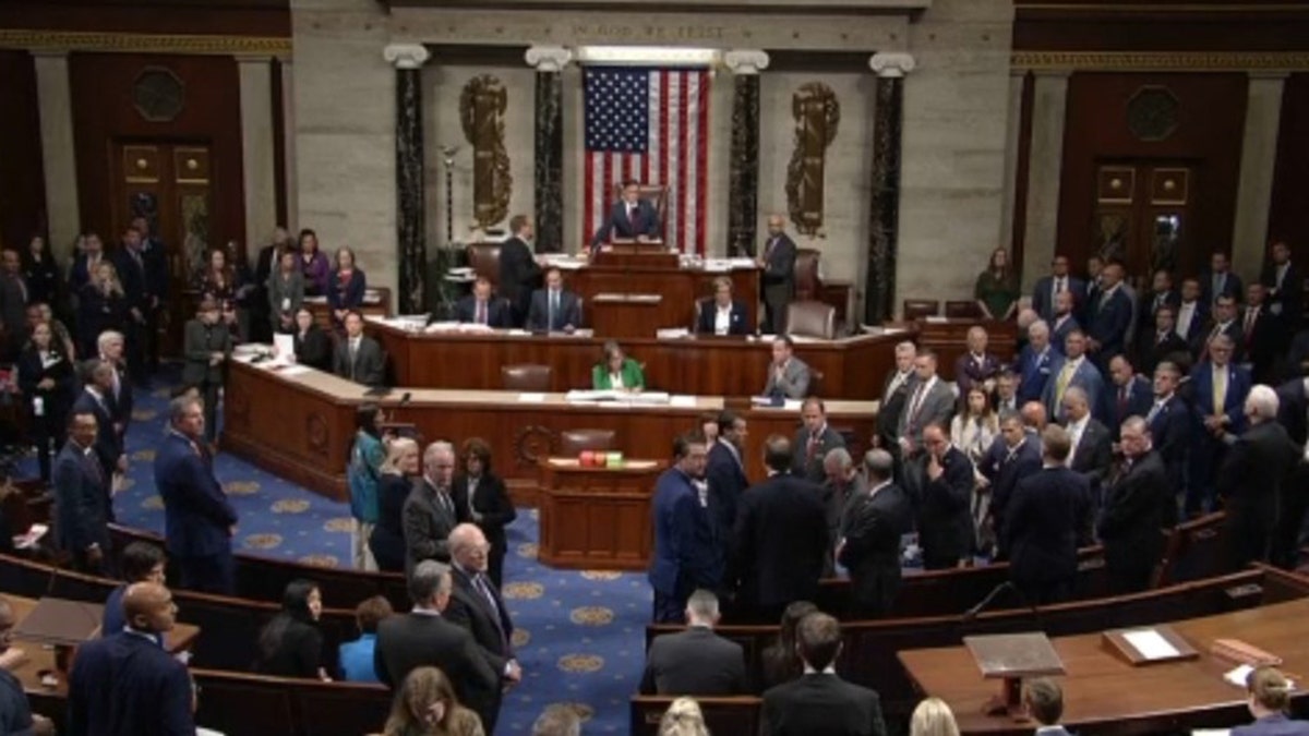 House of Representatives is silently for Charlie Kirk