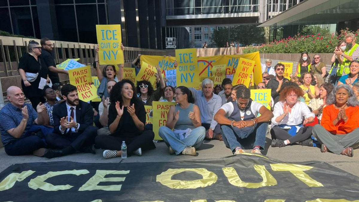 ICE protesters in NYC