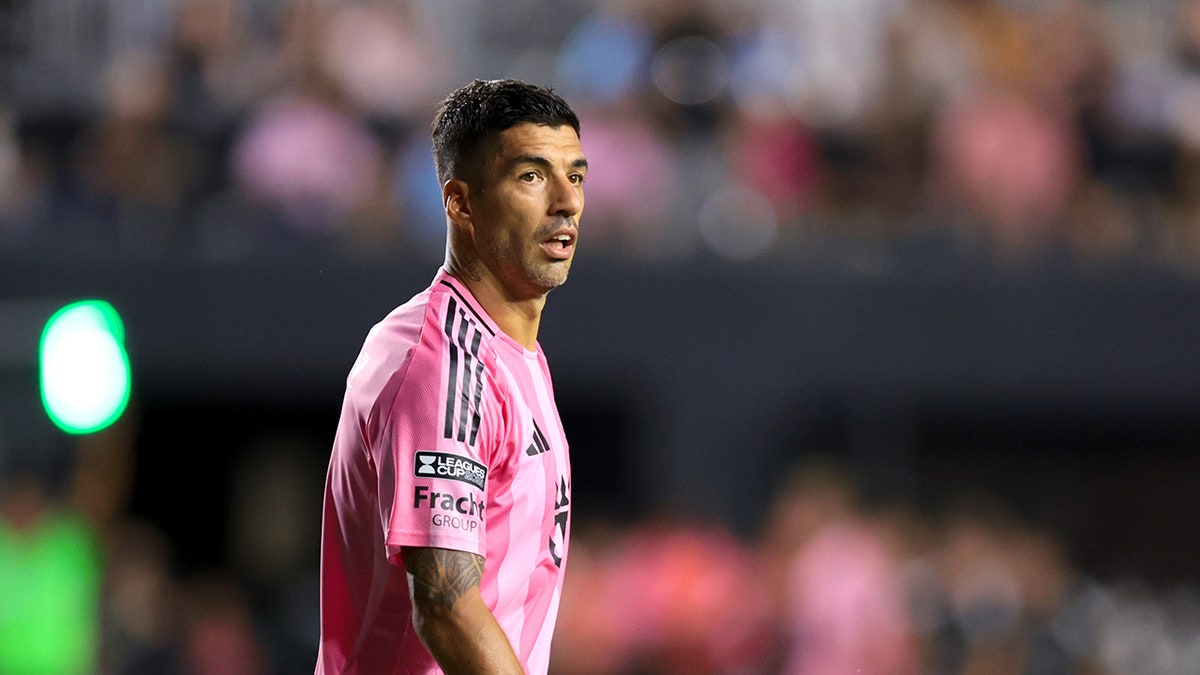 Luis Suarez during Leagues Cup match